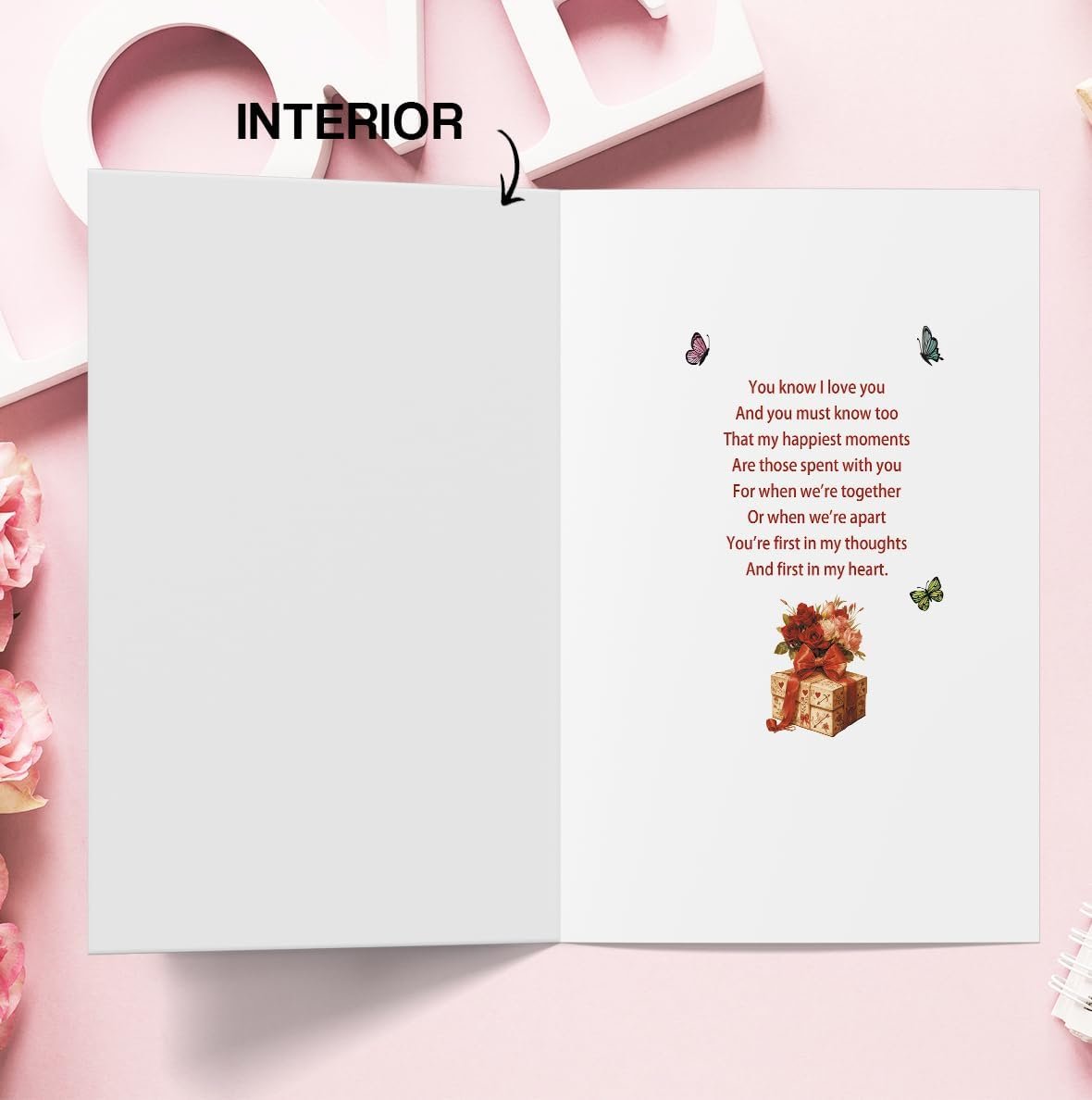 Romantic Valentines Day Gifts for Wife,Beautiful Valentine's Day Card for Women,Gifts from Husband - Image 4