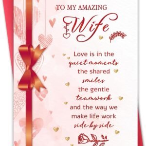 Romantic Valentines Day Gift for Wife,Special Valentine's Day Cards for Her