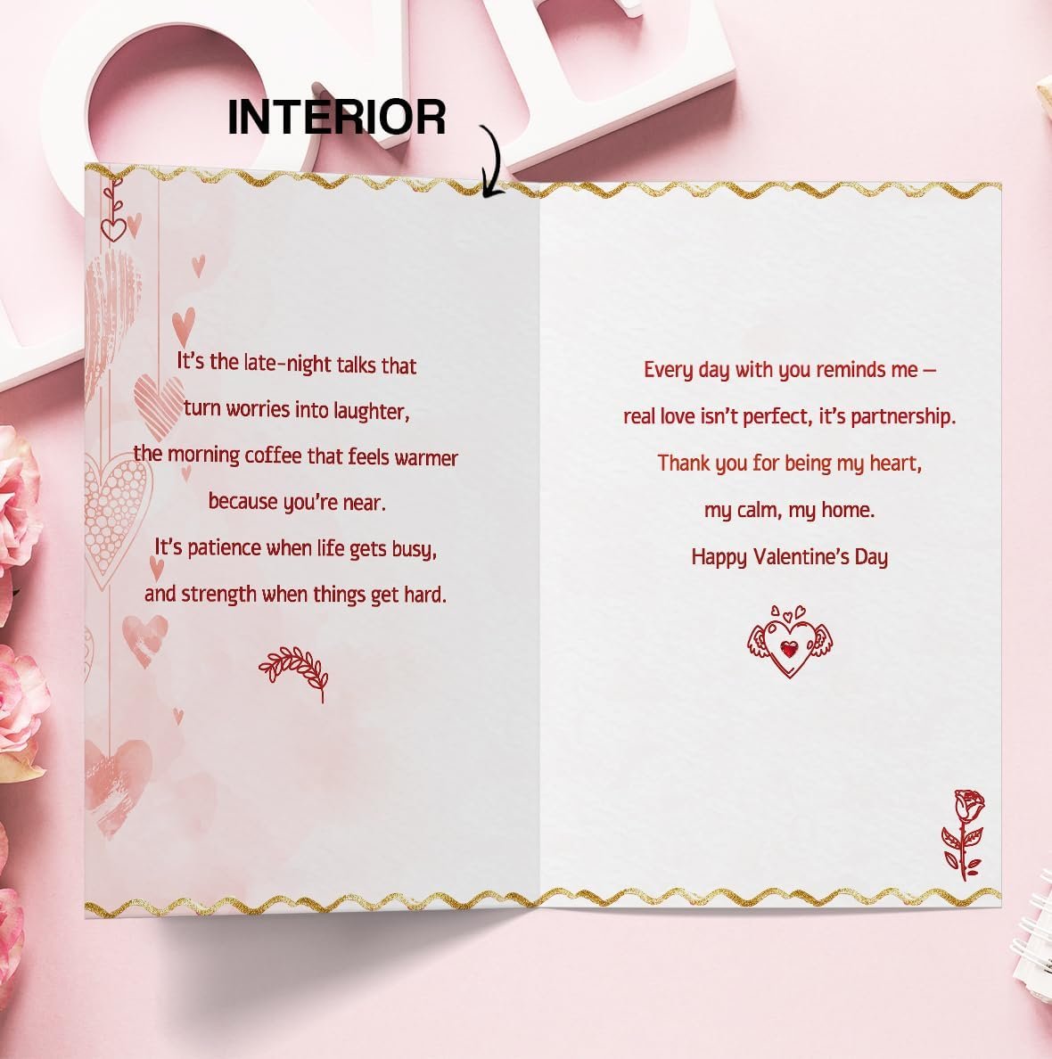 Romantic Valentines Day Gift for Wife,Special Valentine's Day Cards for Her - Image 4