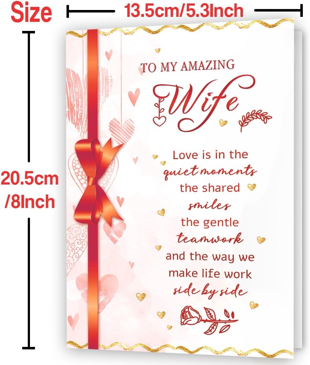 Romantic Valentines Day Gift for Wife,Special Valentine's Day Cards for Her - Image 3